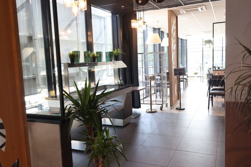L'entrée du restaurant
